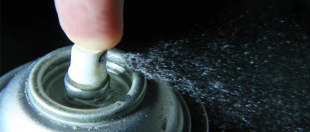 Cómo funciona un aerosol o spray