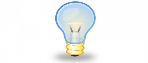 El funcionamiento de una bombilla